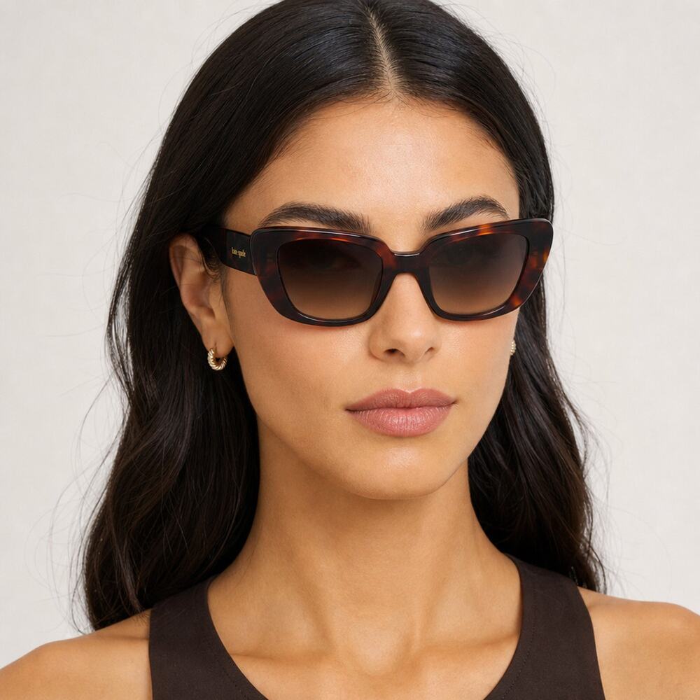 NEW Kate Spade FABIA/S 0086HA Havana Sunglasses authentic